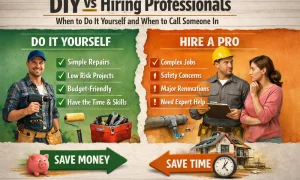 DIY vs Hiring Professionals: When to Do It Yourself and When to Call Someone In
